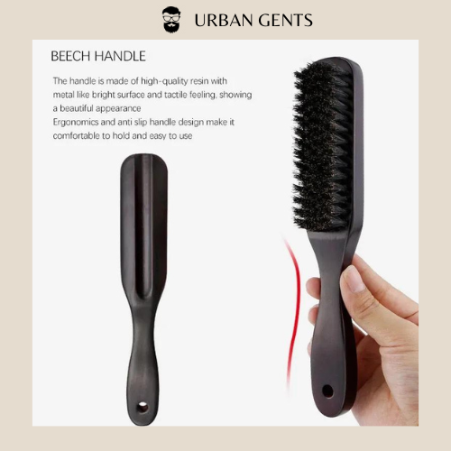Luxury Beard Brush with Wooden Handle