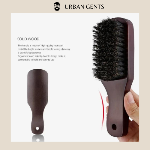 Luxury Beard Brush with Wooden Handle
